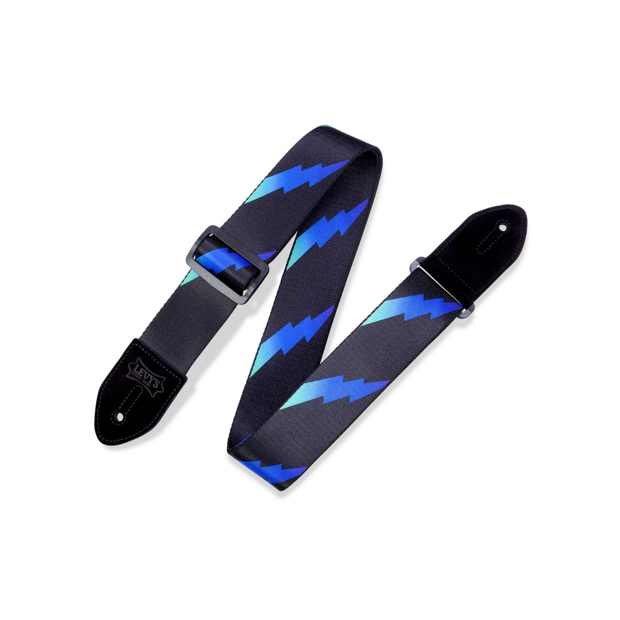 Levy’s 2-Inch Print Guitar Strap on Polyester with Suede Leather Ends - accessories