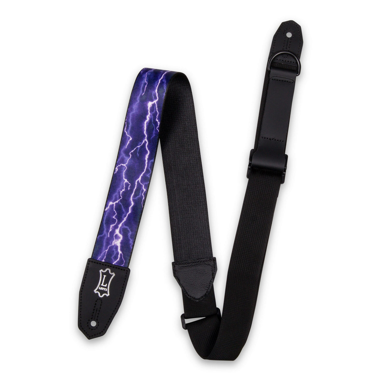 Levy’s Right Height Sublimation Strap with Lightning Motif - accessories