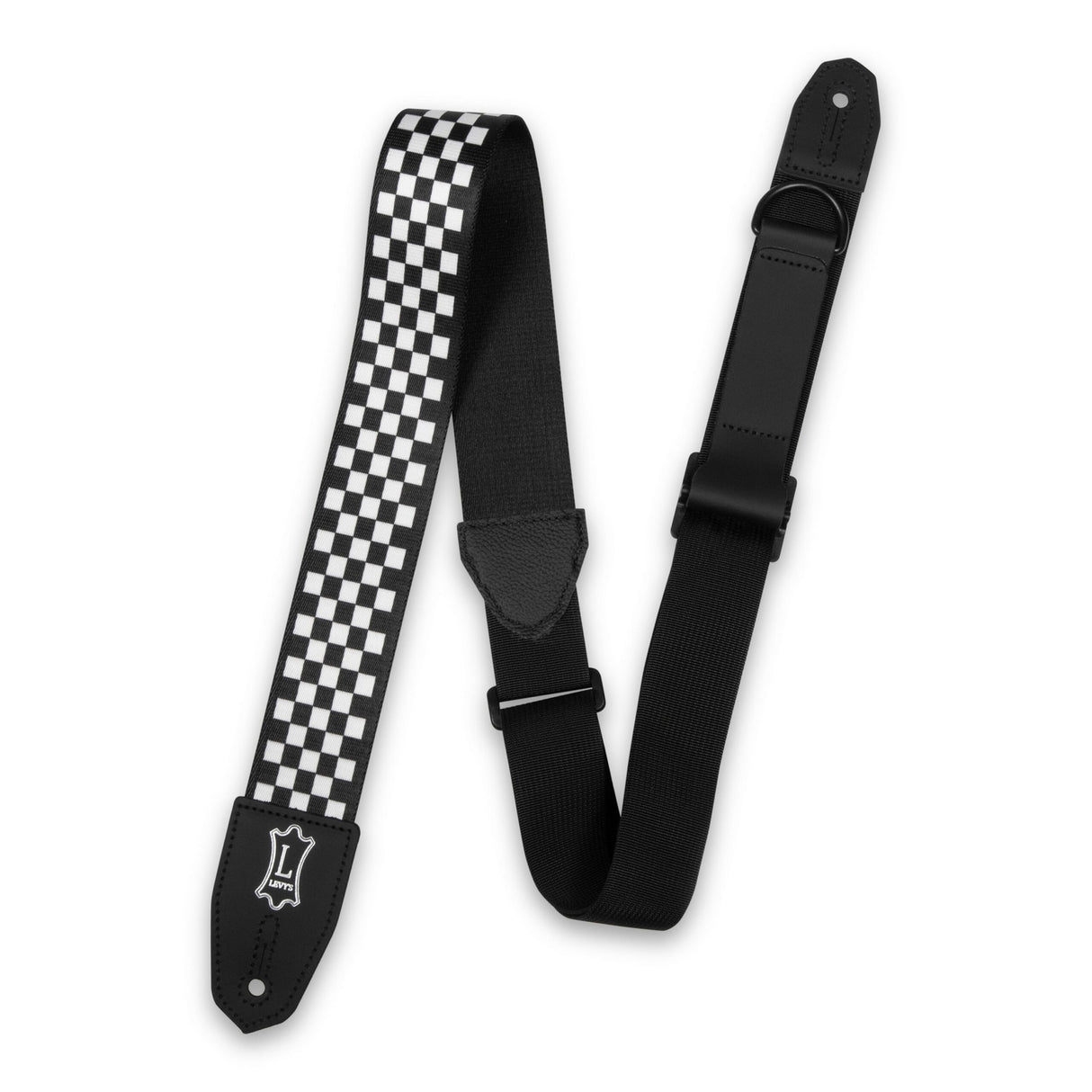 Levy’s Right Height Sublimation Strap with Checkered Motif - accessories