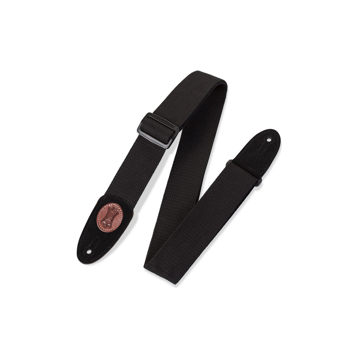 Levy’s Signature Cotton Guitar Strap Black - accessories