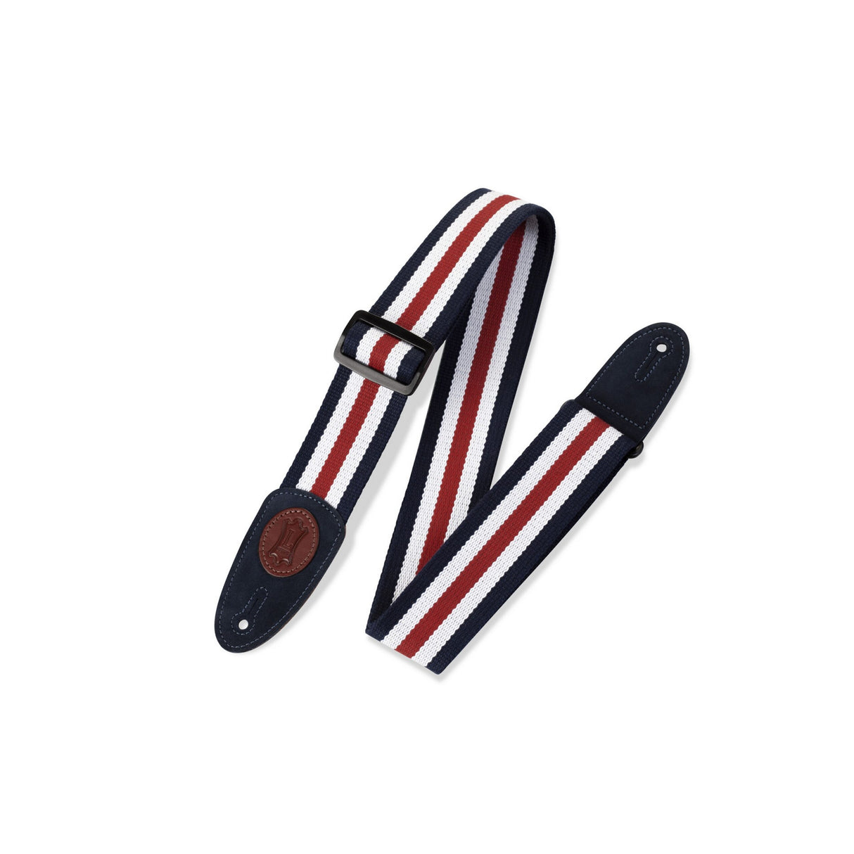 Levy’s Signature Cotton Guitar Strap Red White Blue - accessories