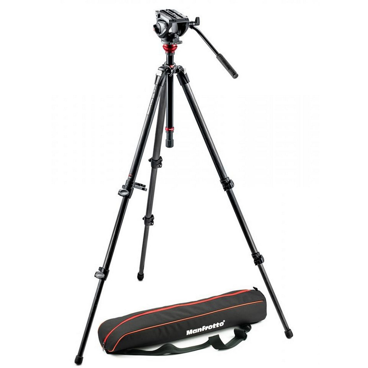 Manfrotto 500 Fluid Video Head and 755CX3 CF Single Leg Tripod