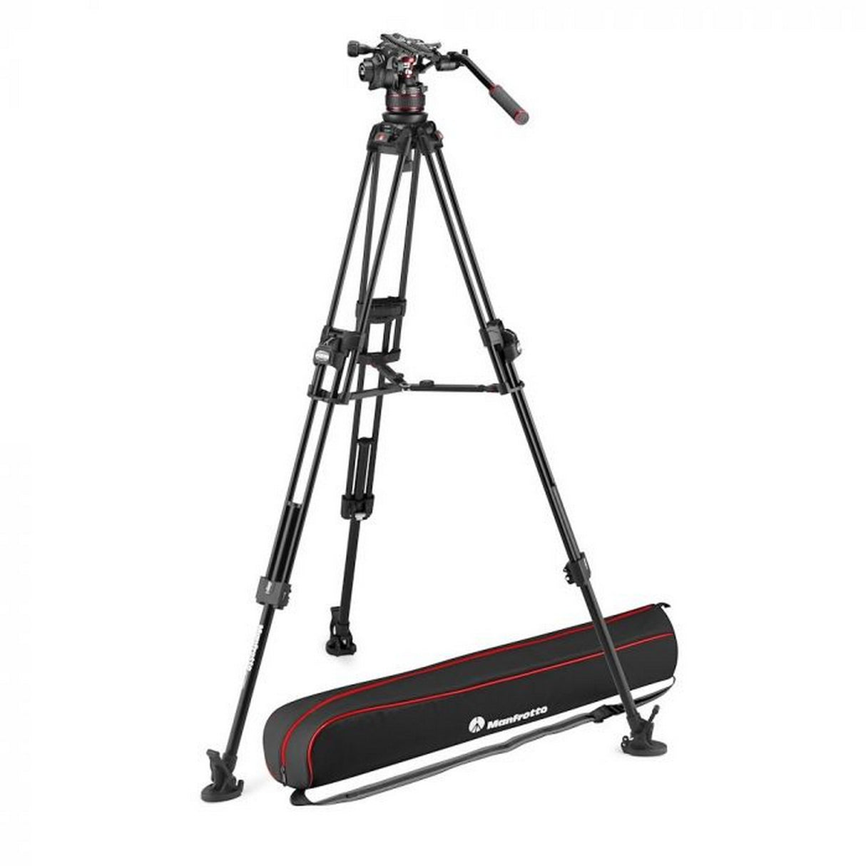 Manfrotto MVK612TWINFAUS Nitrotech 612 Series with 645 Fast Twin Aluminum Tripod