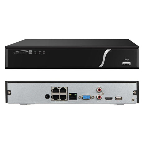 Speco N4NXL1TB 4 Channel NVR with Built-in PoE + Switch
