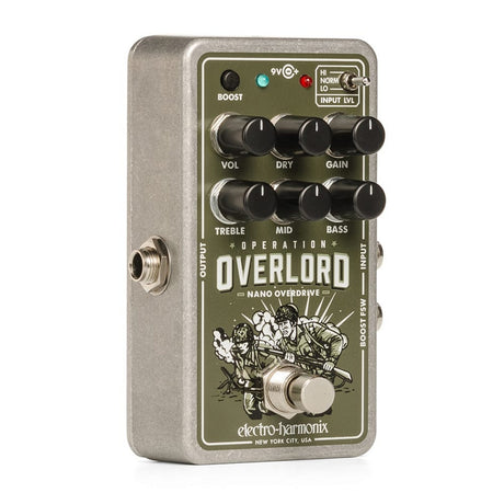 Electro-Harmonix Nano Operation Overlord Allied Overdrive Effects Pedal