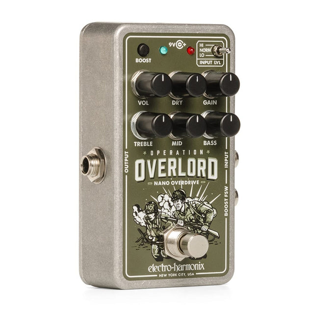 Electro-Harmonix Nano Operation Overlord Allied Overdrive Effects Pedal