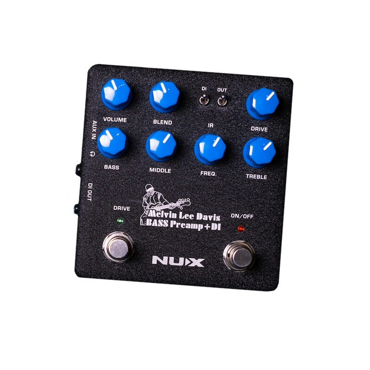 Nux NBP-5 Melvin Lee Davis Bass Preamp + DI Effects Pedal