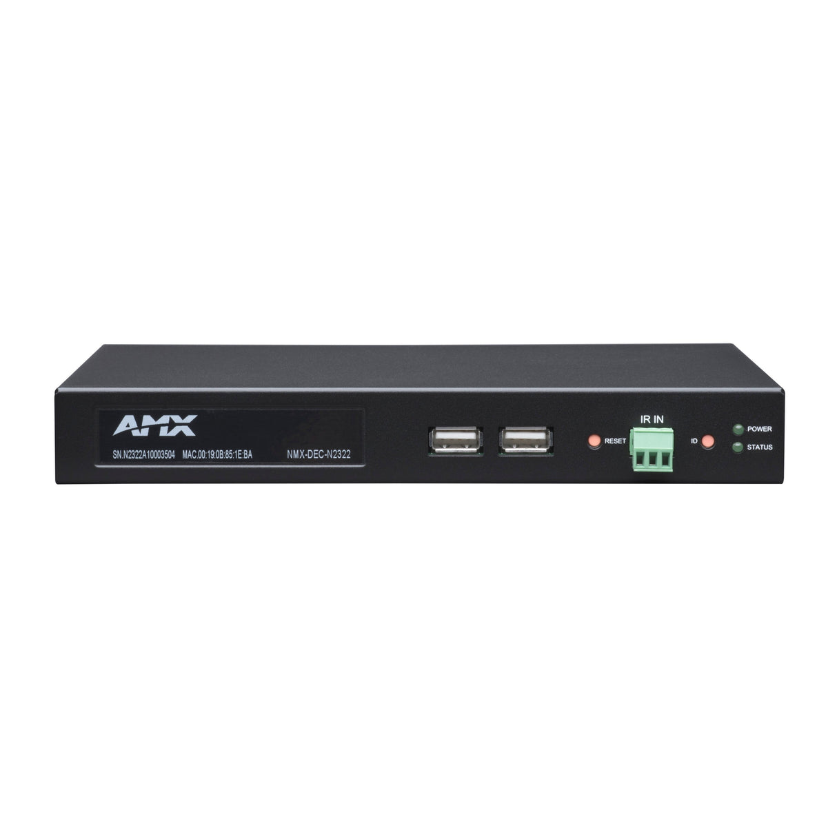 AMX NMX-DEC-N2322 N2300 Series 4K UHD Video over IP Stand Alone Decoder with KVM