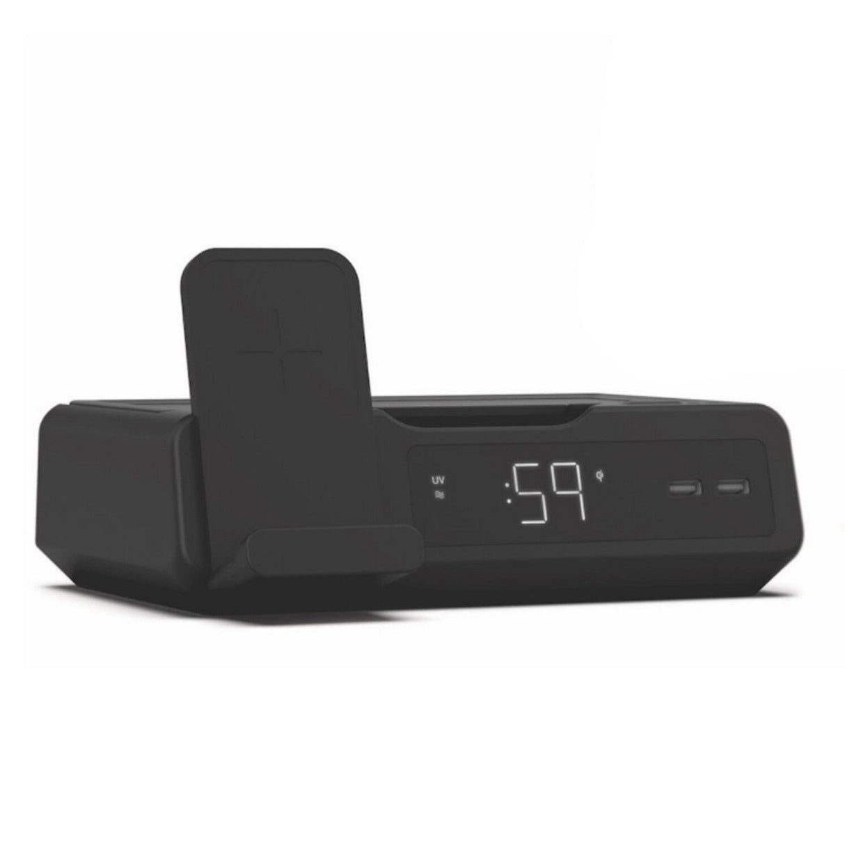 Nonstop UV Sterilizer with Qi Wireless Charging Black