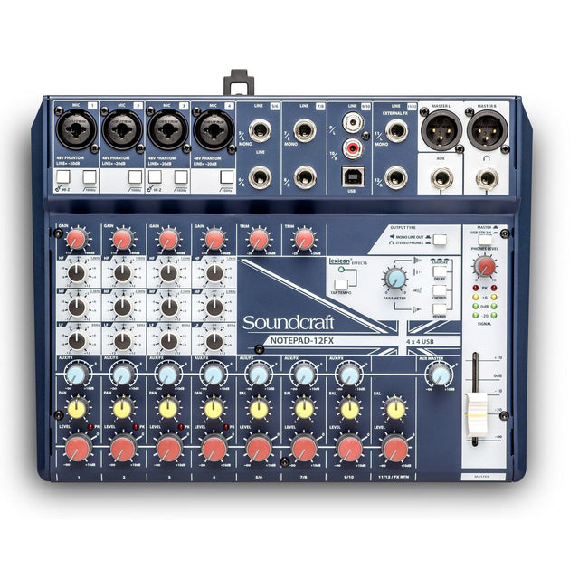 Soundcraft Notepad-12FX Small-format Analog Mixing Console (Used) - used