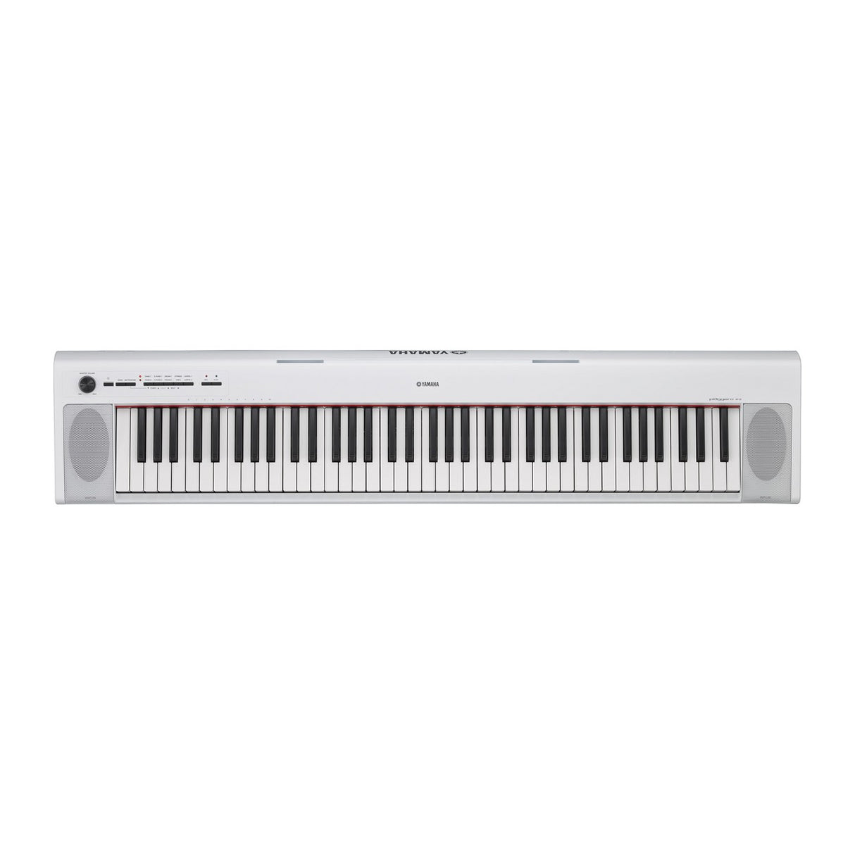 Yamaha NP32WHAD 76-Key Piaggero Portable Digital Piano with PA130 Power Adapter, White