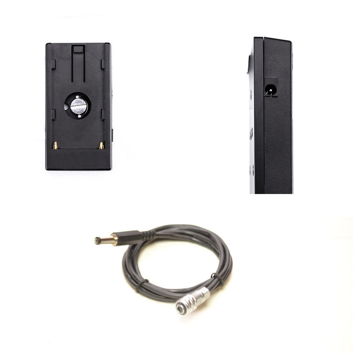 Bescor NPFPLATEBM Battery Plate Converts L Series NPF Battery to Blackmagic 4K/6K