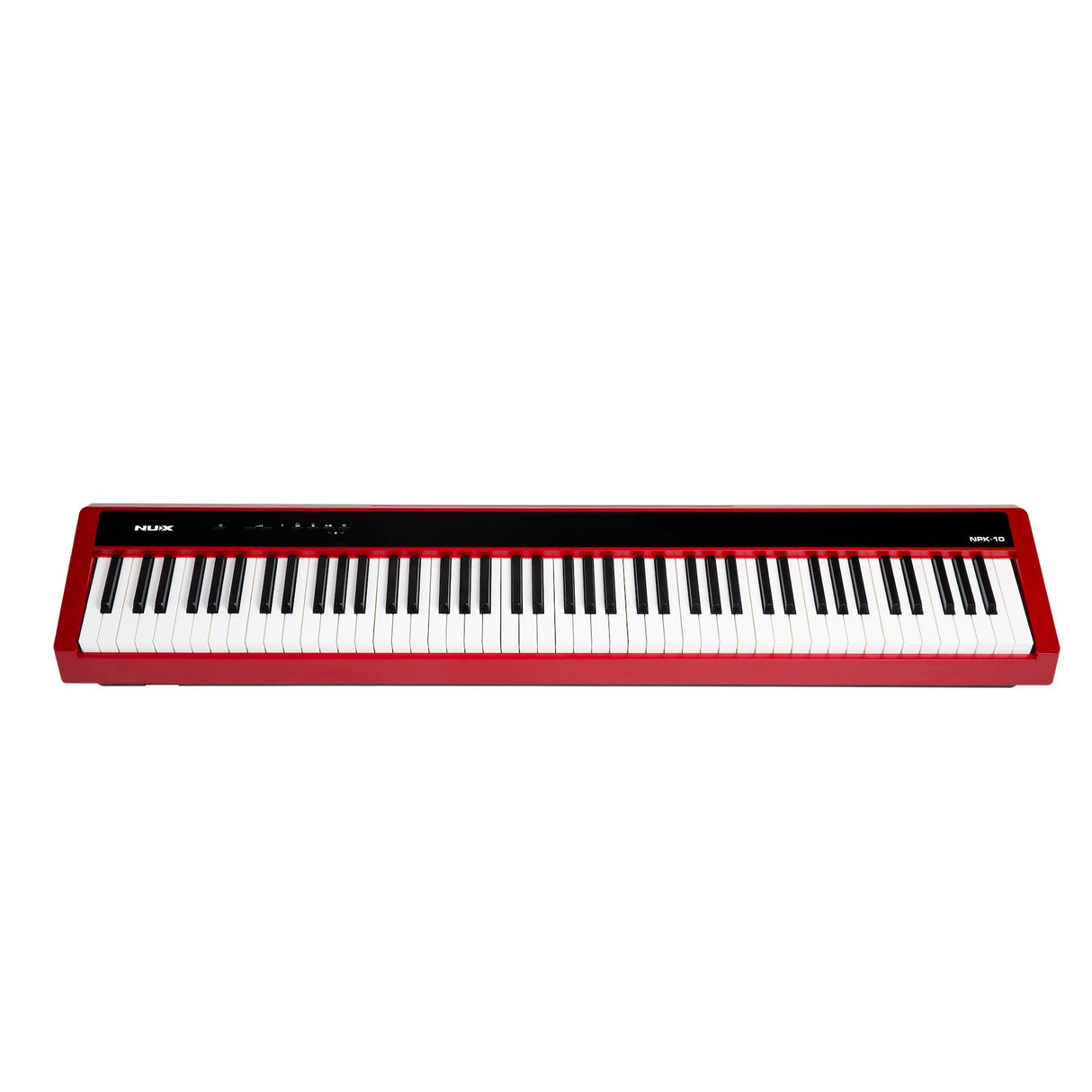 Nux NPK-10 88-Key Portable Digital Piano with Dual-Mode Bluetooth Red