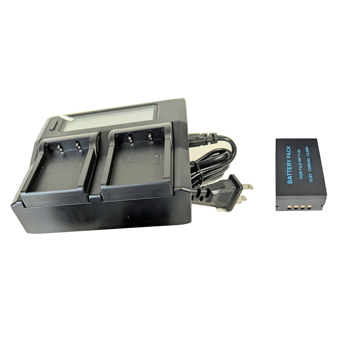 Bescor NPT125S NPT125 Style Fuji Battery and Dual Bay Auto Charger