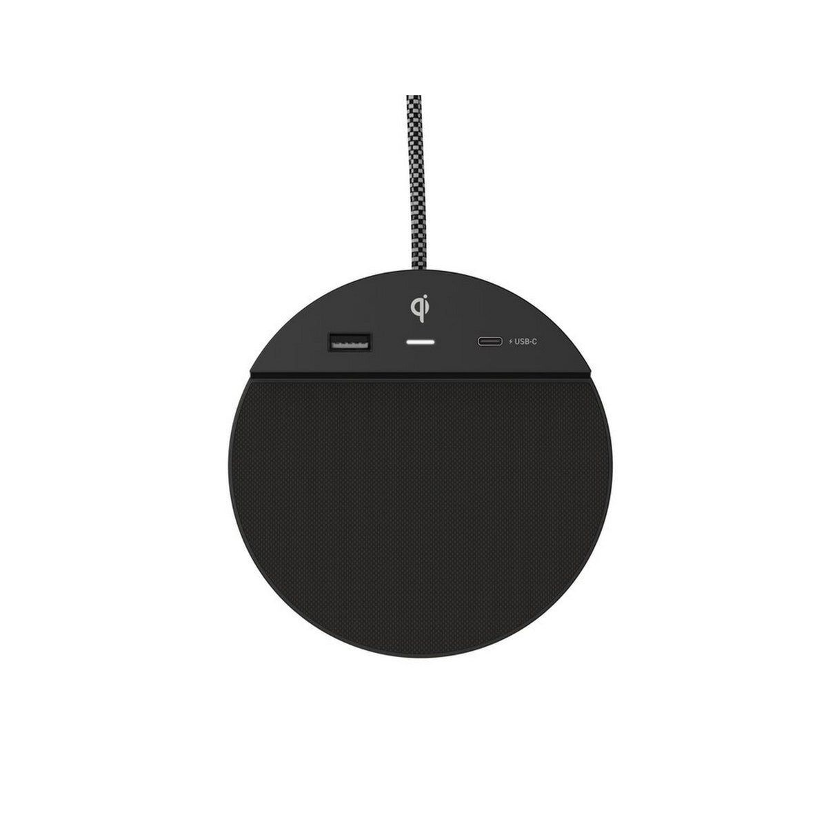 Nonstop Station C Wireless Charger with USB-C Black - Black