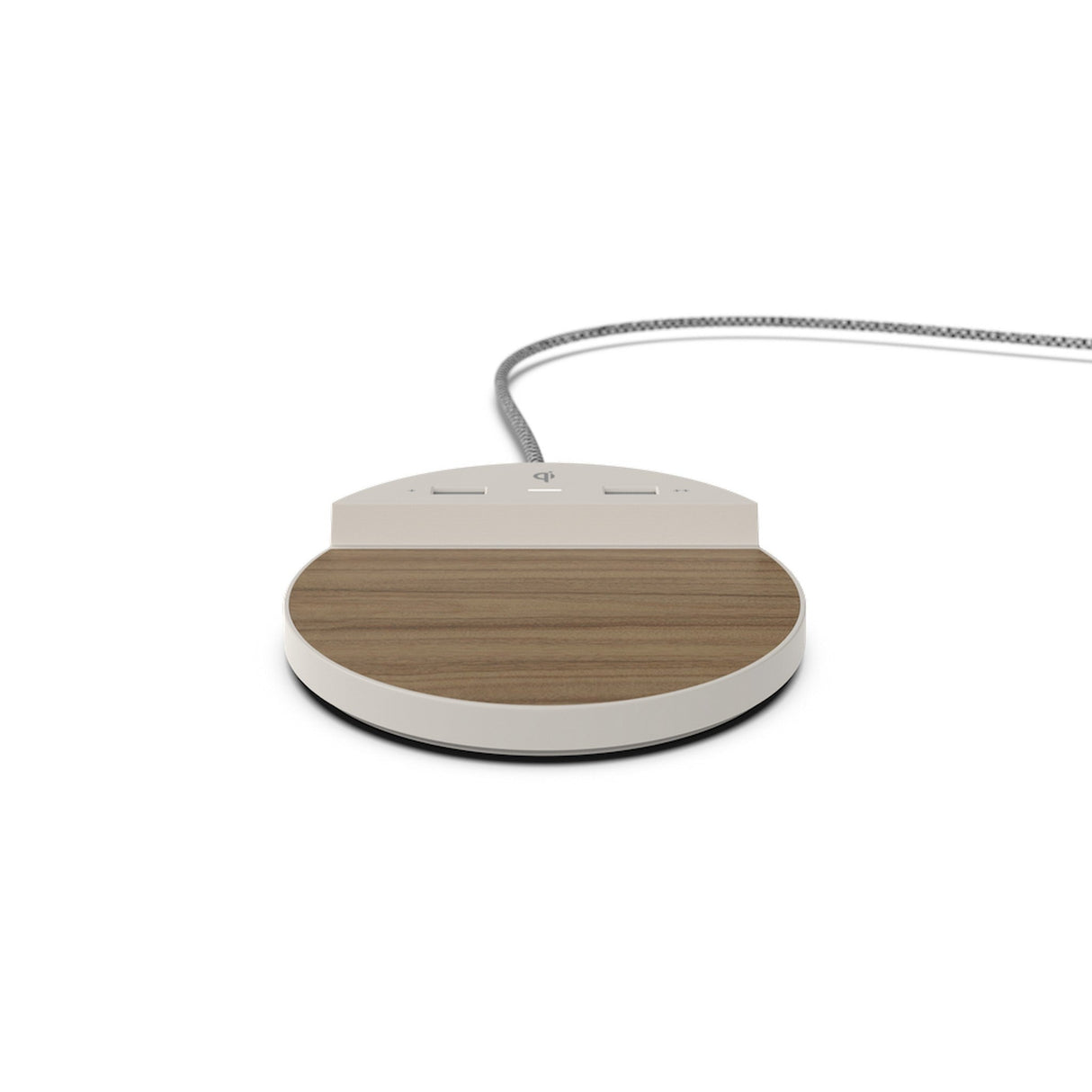 Nonstop Station C Wireless Charger with USB-C Walnut
