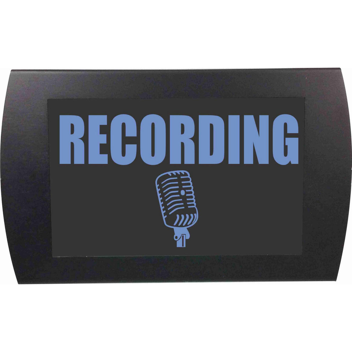American Recorder āRECORDINGā LED Lighted Sign Blue