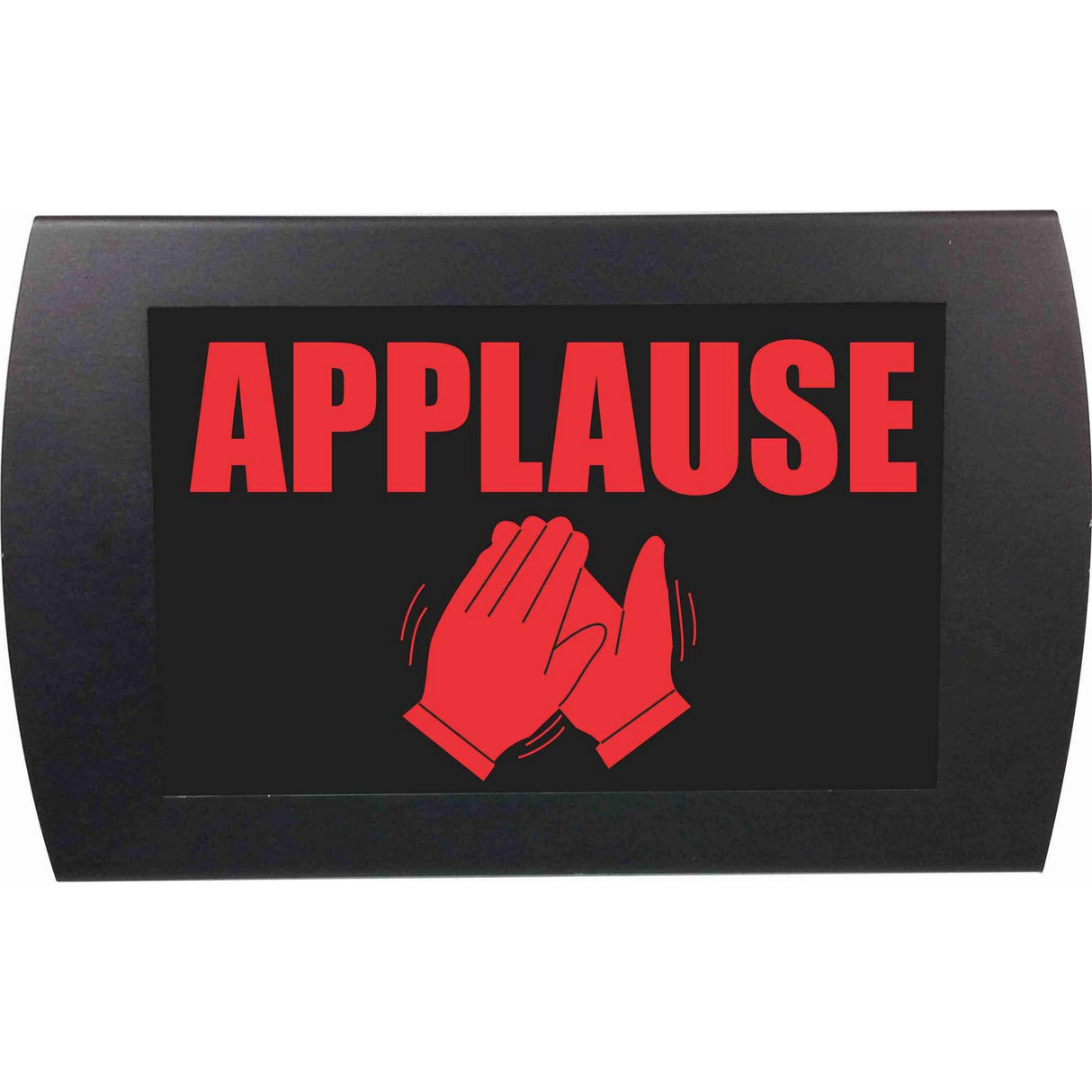 American Recorder ’APPLAUSE’ LED Lighted Sign Red