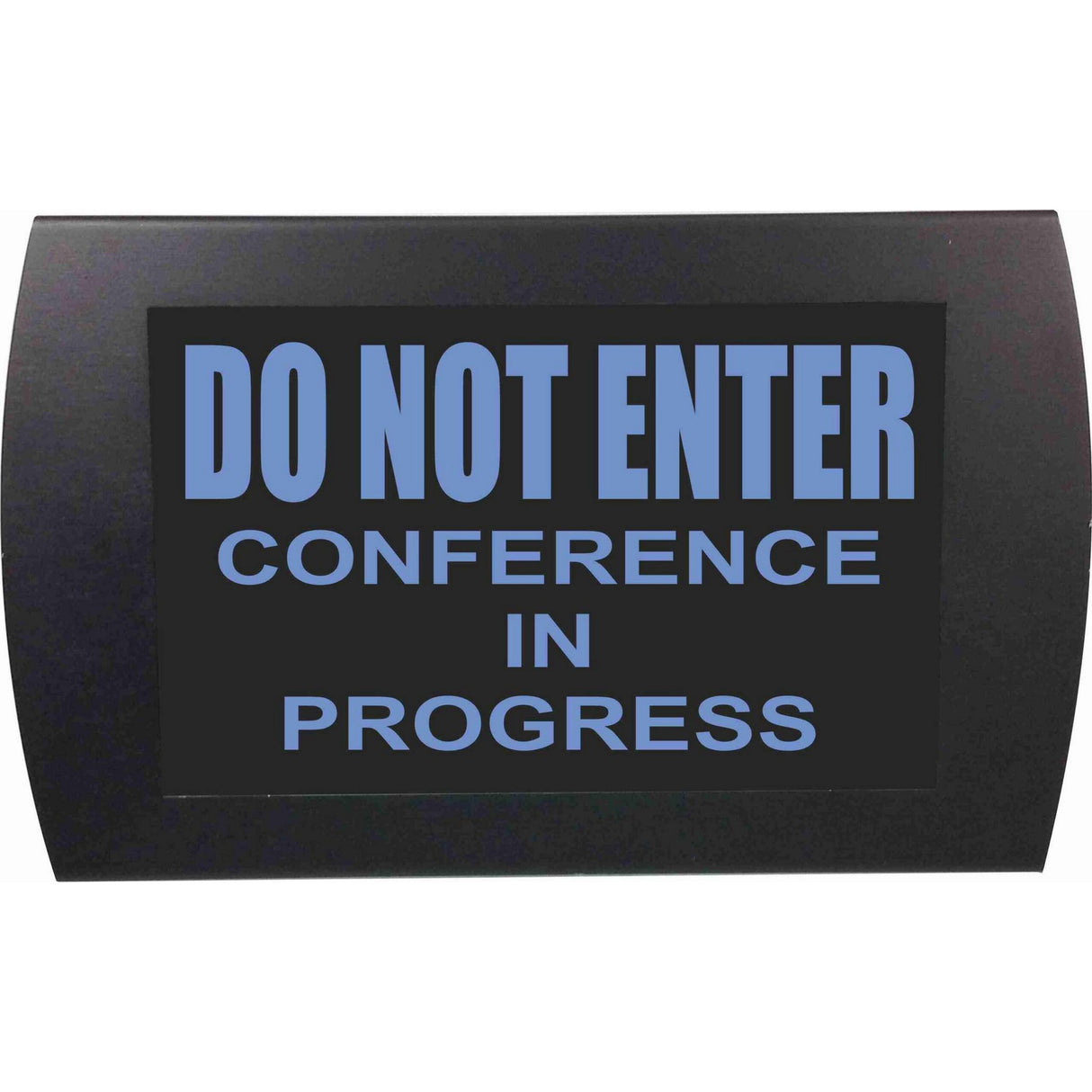 American Recorder āDO NOT ENTER - CONFERENCE IN PROGRESSā LED Lighted Sign Blue