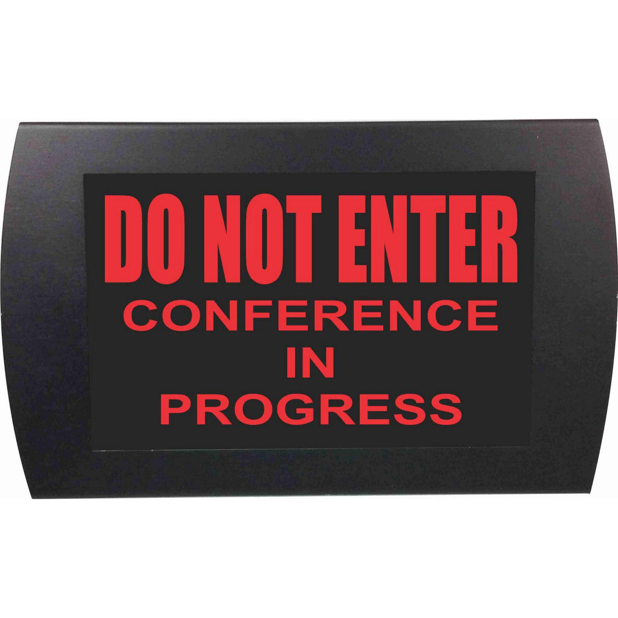 American Recorder ’DO NOT ENTER - CONFERENCE IN PROGRESS’ LED Lighted Sign Red