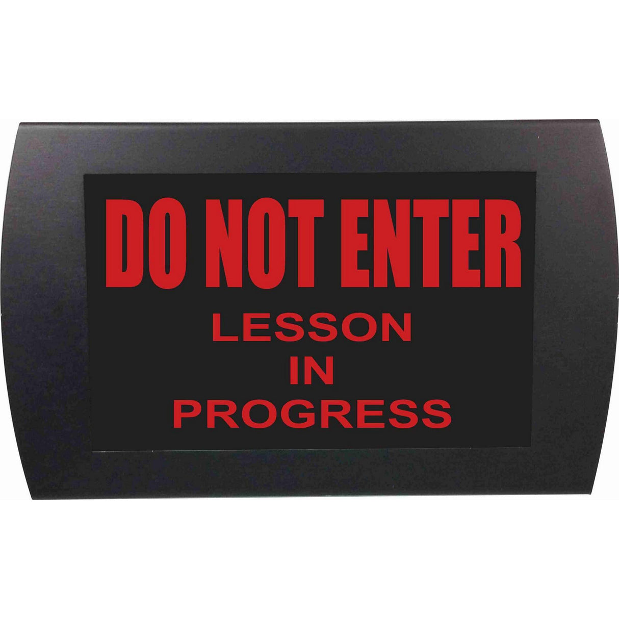 American Recorder ’DO NOT ENTER - LESSON’ LED Lighted Sign Red