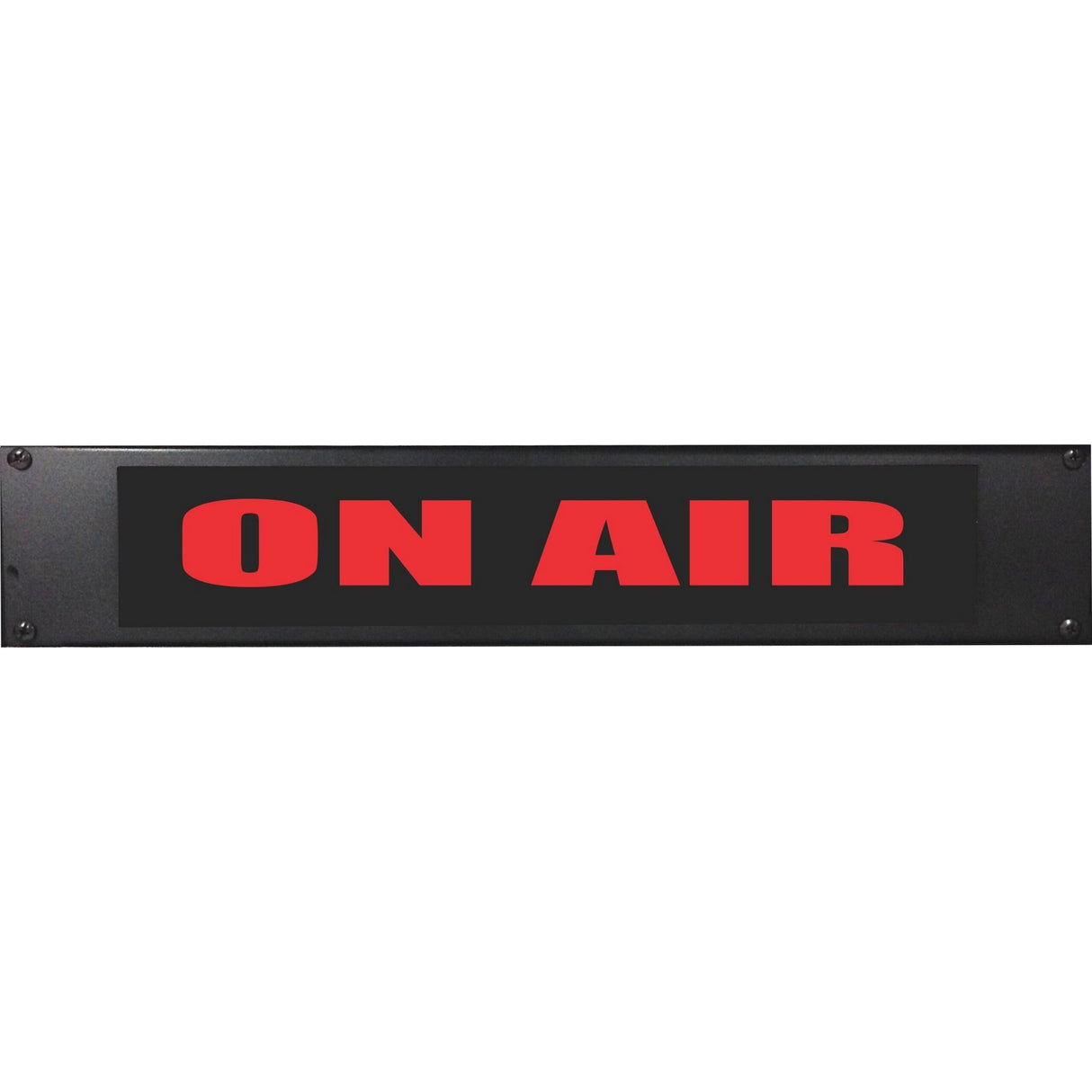American Recorder ’ON AIR’ 2U Rackmount LED Lighted Sign Red