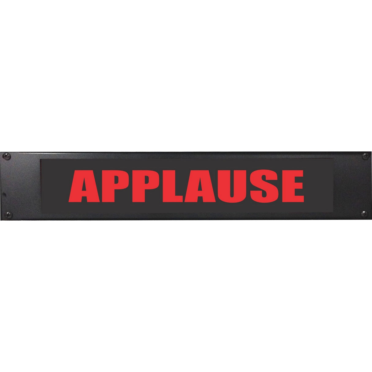 American Recorder ’APPLAUSE’ 2U Rackmount LED Lighted Sign Red