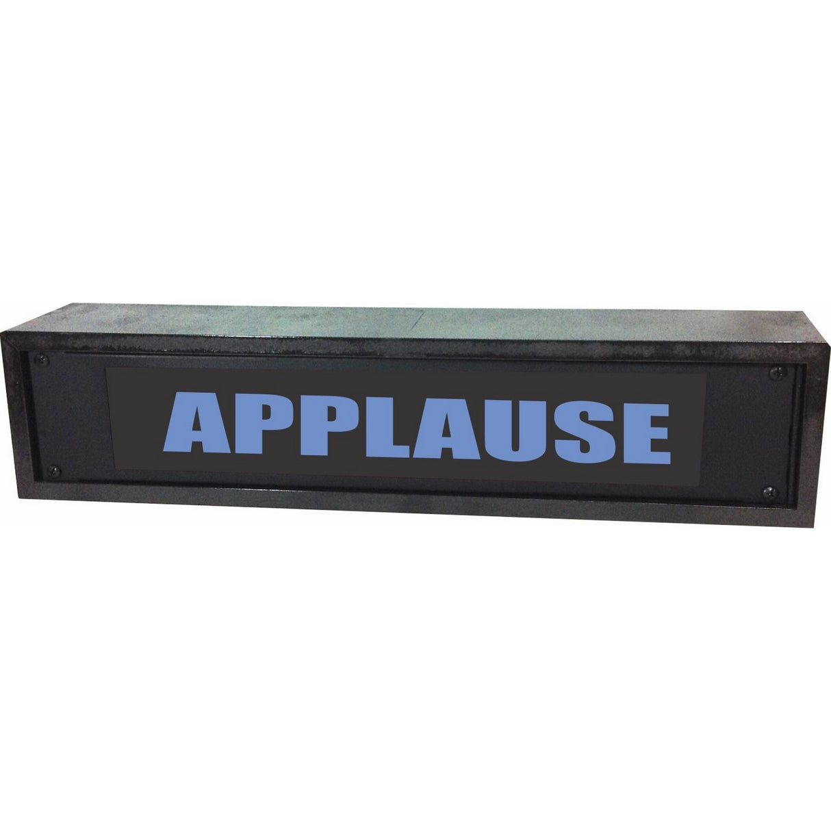 American Recorder ’APPLAUSE’ 2U Rackmount LED Lighted Sign with Enclosure Blue