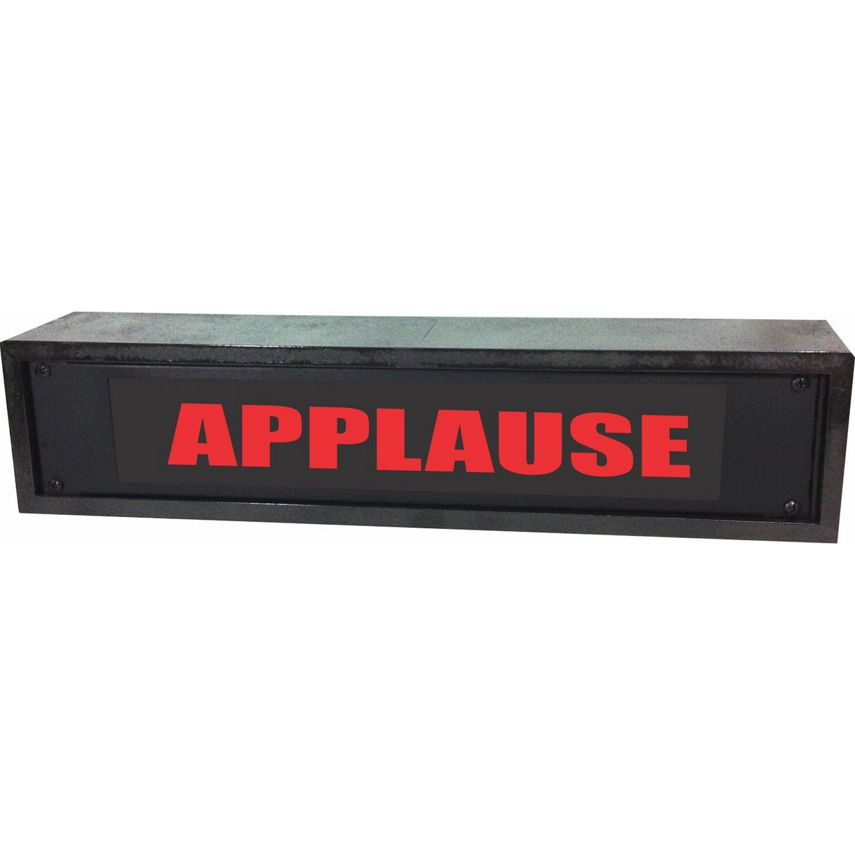 American Recorder ’APPLAUSE’ 2U Rackmount LED Lighted Sign with Enclosure Red