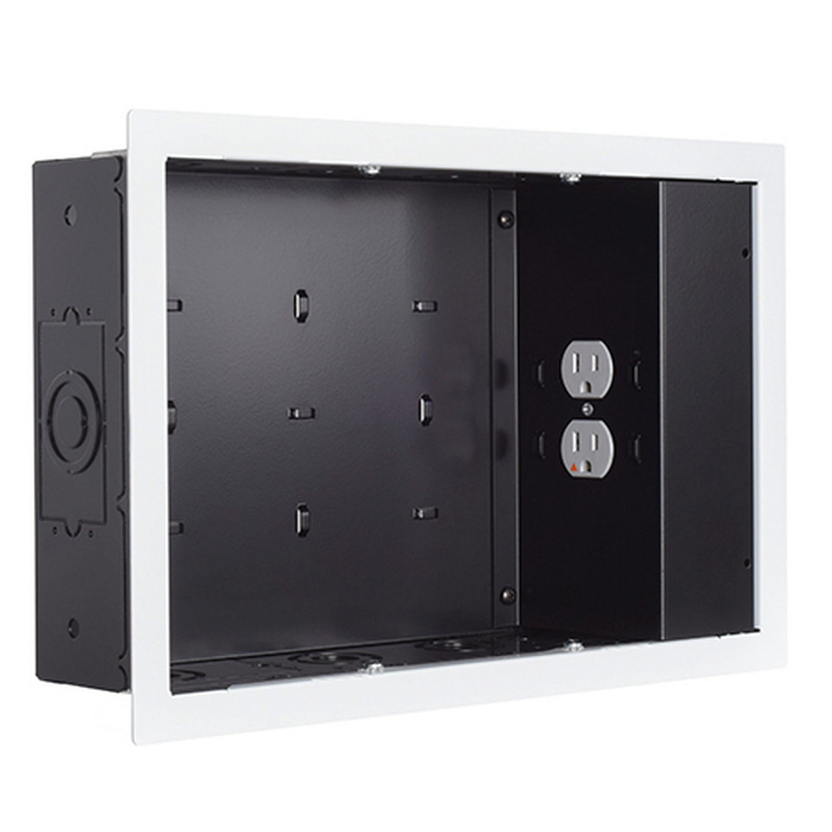 Chief PAC525FWP2 Proximity In-Wall Storage Box with 2 Receptacle Filter and Surge