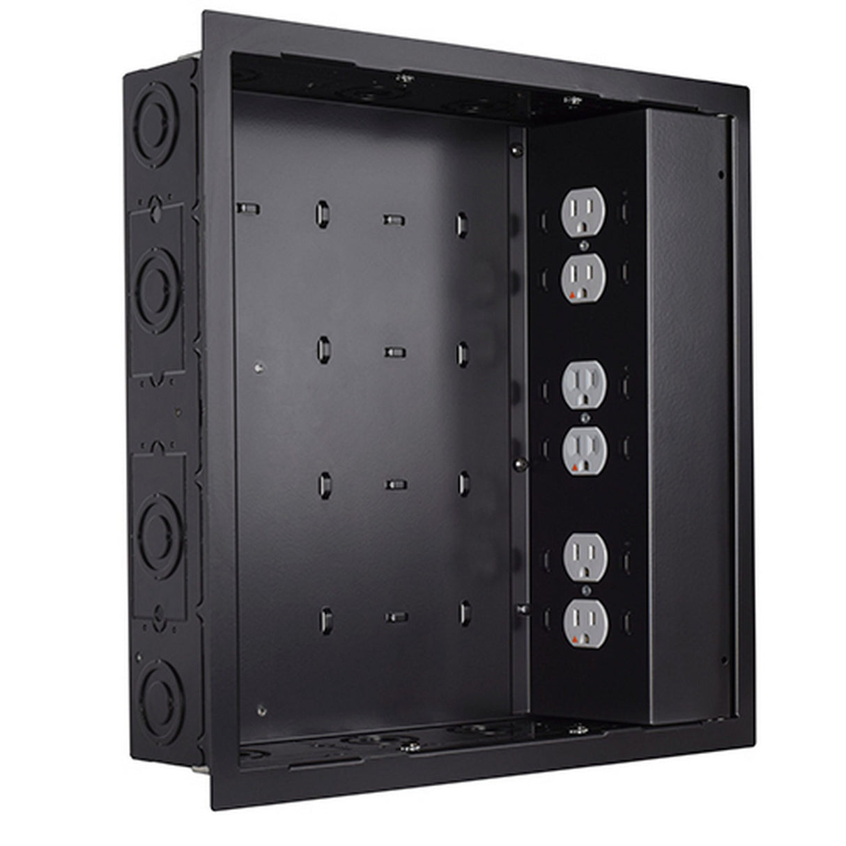 Chief PAC526FBP6 Proximity In-Wall Storage Box with 6 Receptacle Filter and Surge