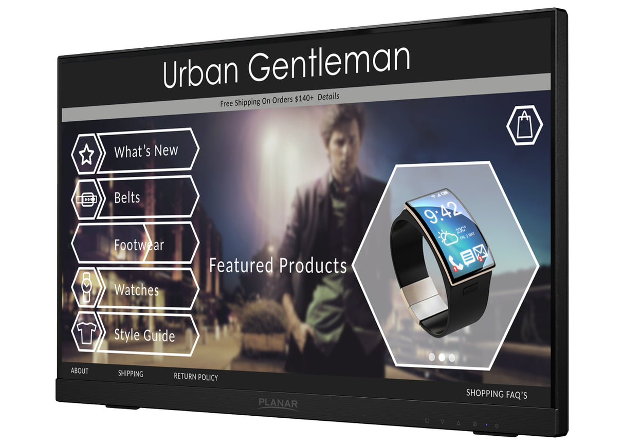 Planar PCT2235 22 Inch Full HD LCD Touch Screen Monitor