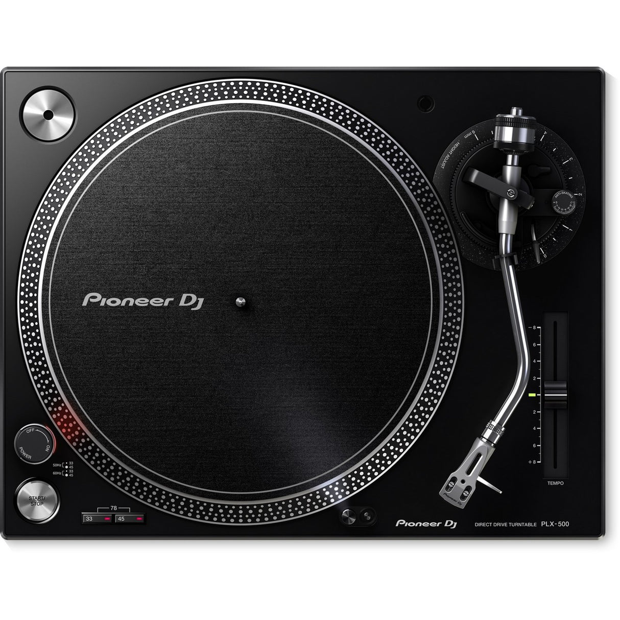 Pioneer PLX-500-K High Torque Direct Drive USB Turntable Black