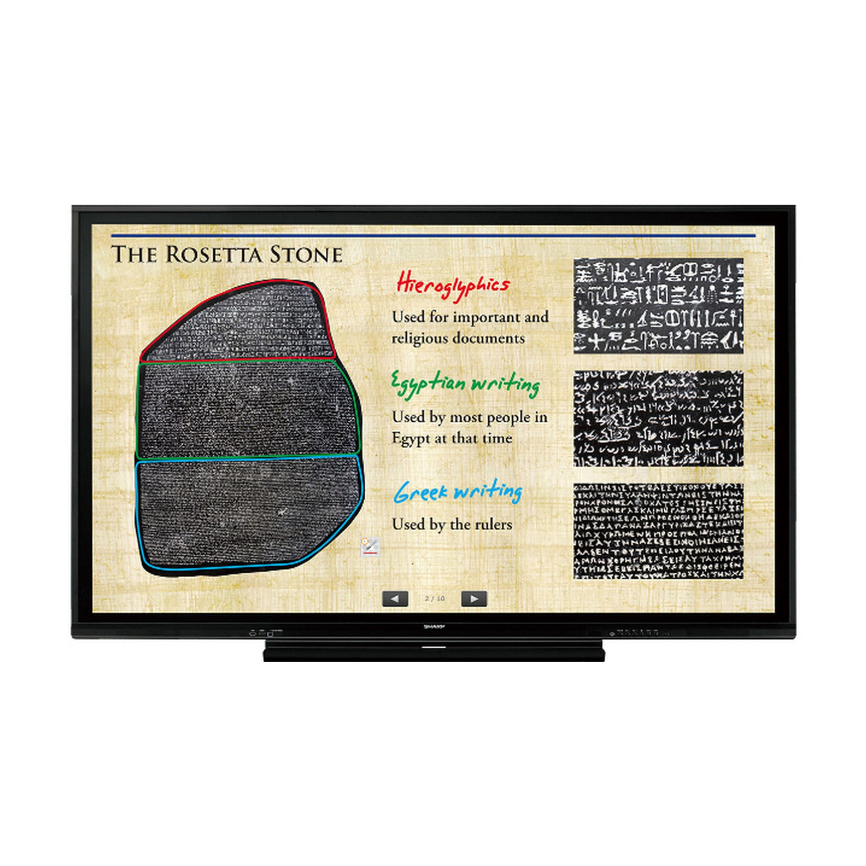 Sharp PN-C751H 75 Inch AQUOS BOARD Interactive Display