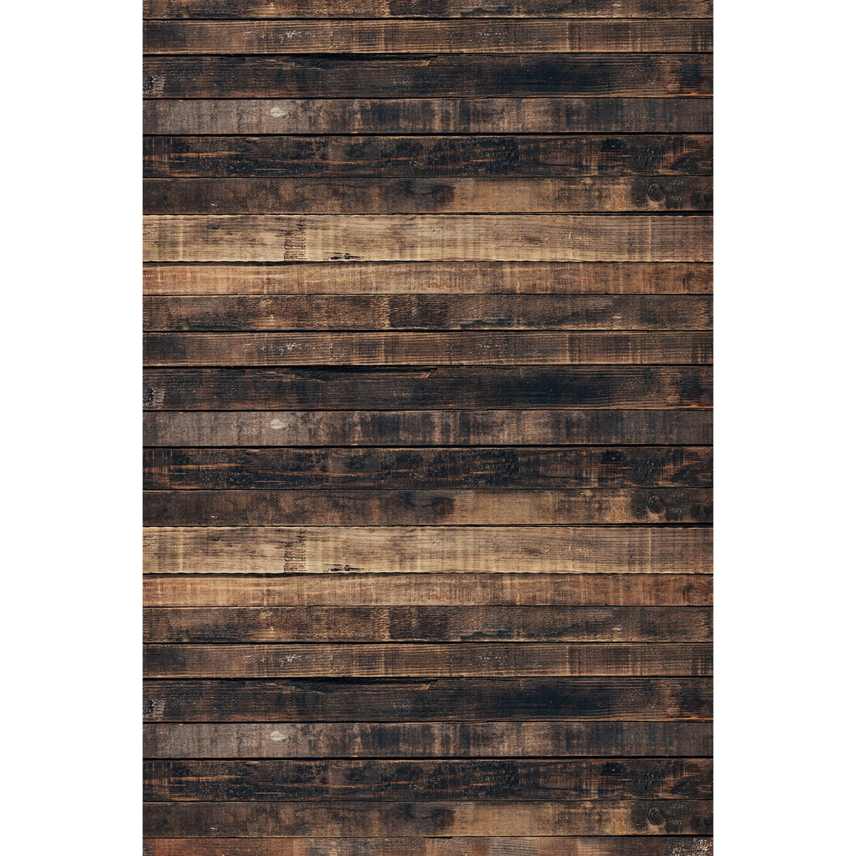 Savage 5 x 7-Foot Printed Vinyl Background Worn Brown Wood