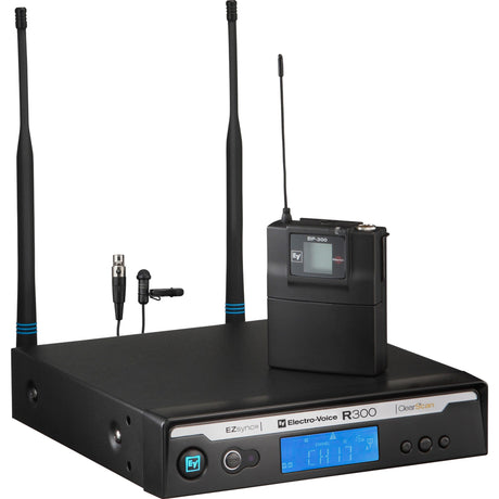 Electro-Voice R300-L Lapel Wireless Microphone System with ULM18 Directional Microphone C Band