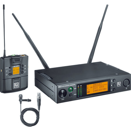 Electro-Voice RE3-BPCL Wireless Bodypack System Cardioid Microphone 5L 488-524MHz