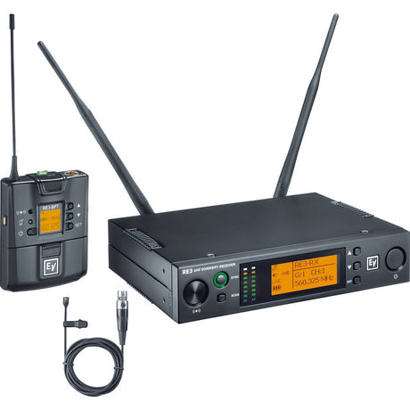 Electro-Voice RE3-BPOL Wireless Bodypack System Omnidirectional Lavalier 5L 488-524MHz