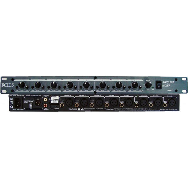 Rolls RM82 8 Channel Mic/Line Mixer (Used) - used