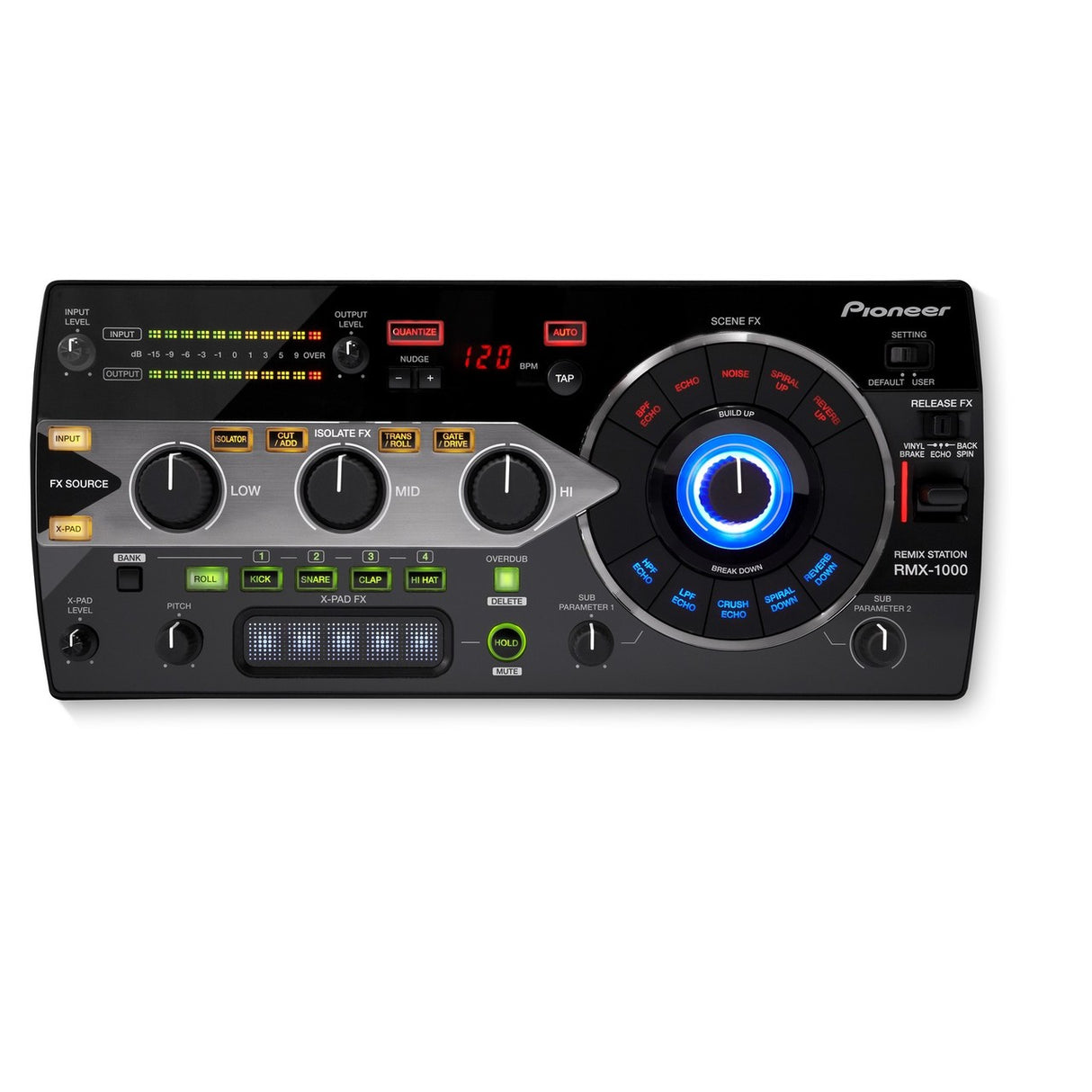 Pioneer RMX-1000 | 3 in 1 Remix Station for Editing and Controlling Black