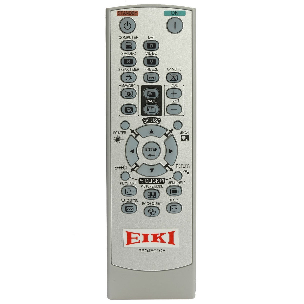 Eiki RRMCGA823WJSA | Laser Pointer Infrared Only Remote Control for EIP-4200