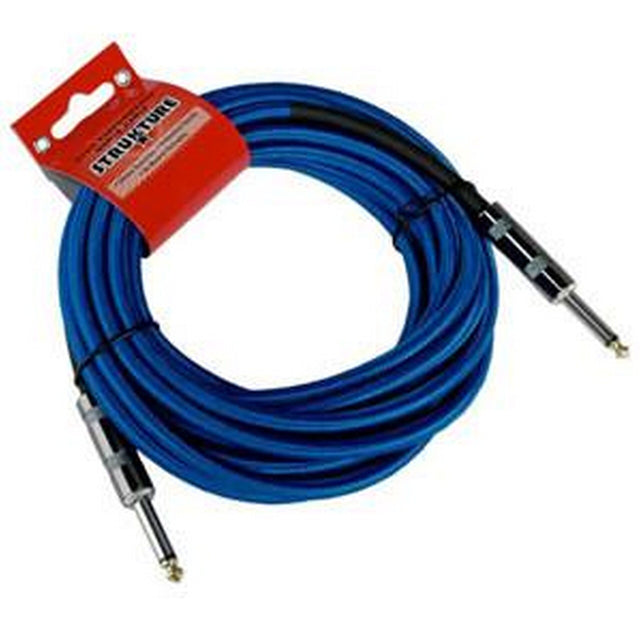 Strukture SC186BL 18.6-Foot Instrument Cable Woven Blue