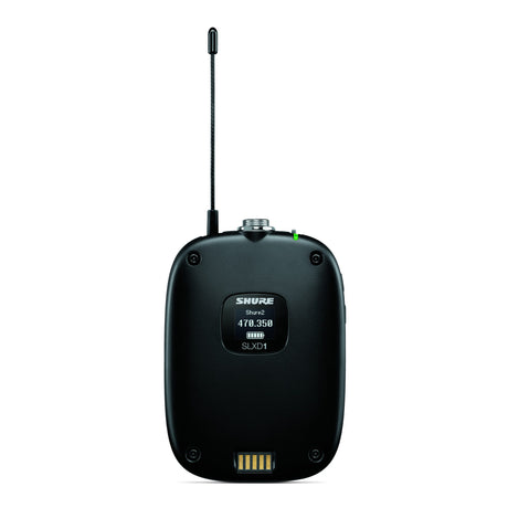 Shure SLXD1 Wireless Bodypack Transmitter - G58: 470 - 514 MHz
