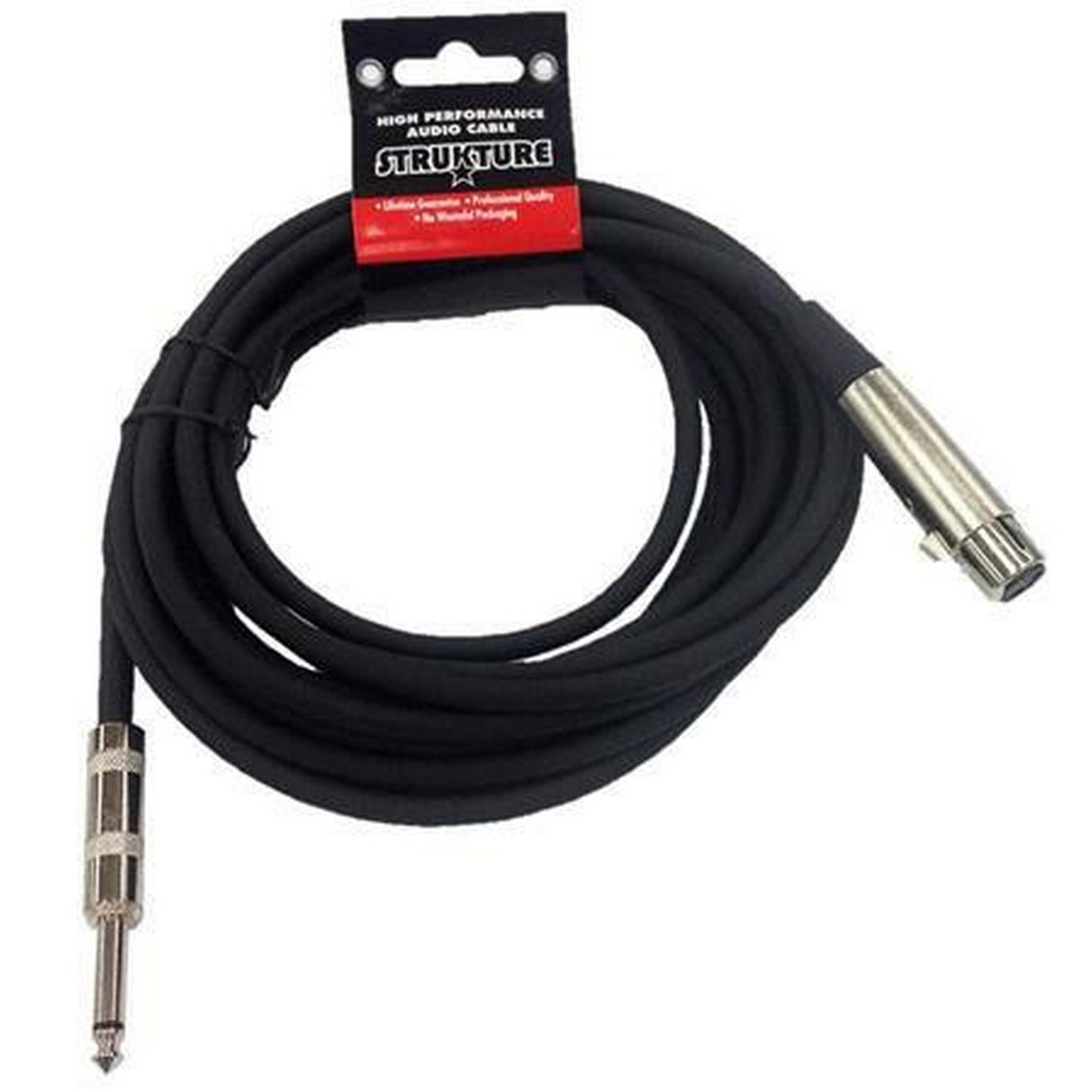 Strukture SMCHZ20 20-Foot Hiz Microphone Cable XLR Female to 1/4-Inch Male