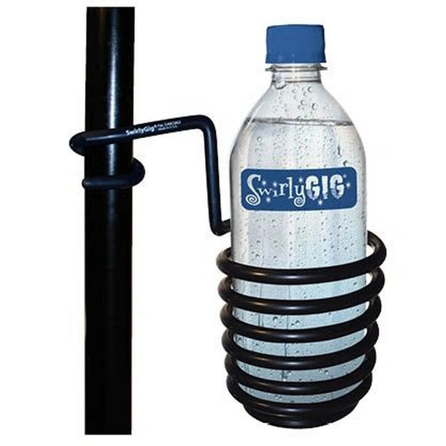 SwirlyGig II Drink Holder for 1 Inch Tubing Black