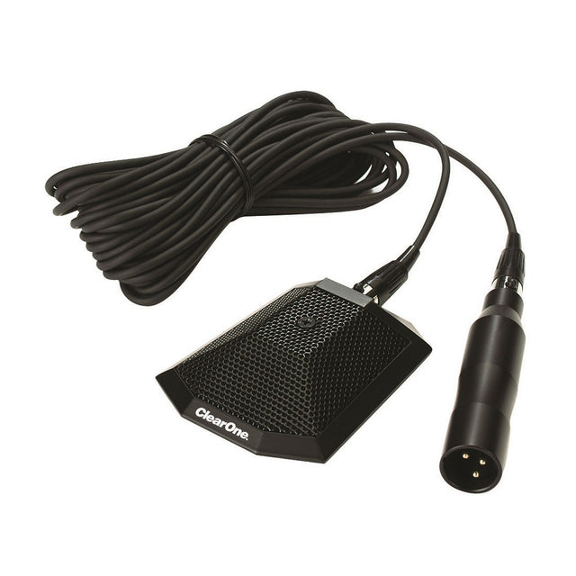 ClearOne Tabletop Microphone Unidirectional Small Size Minimal Visibility Teleconferencing Microphone