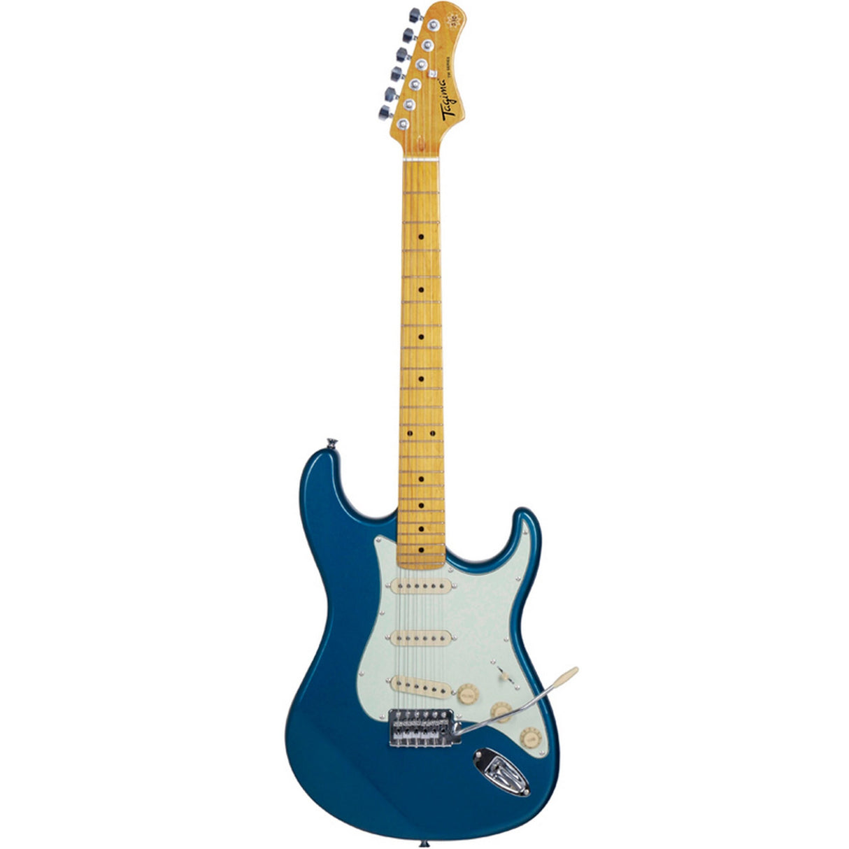 Tagima TG 530 S Style Electric Guitar Lake Placid Blue - guitar