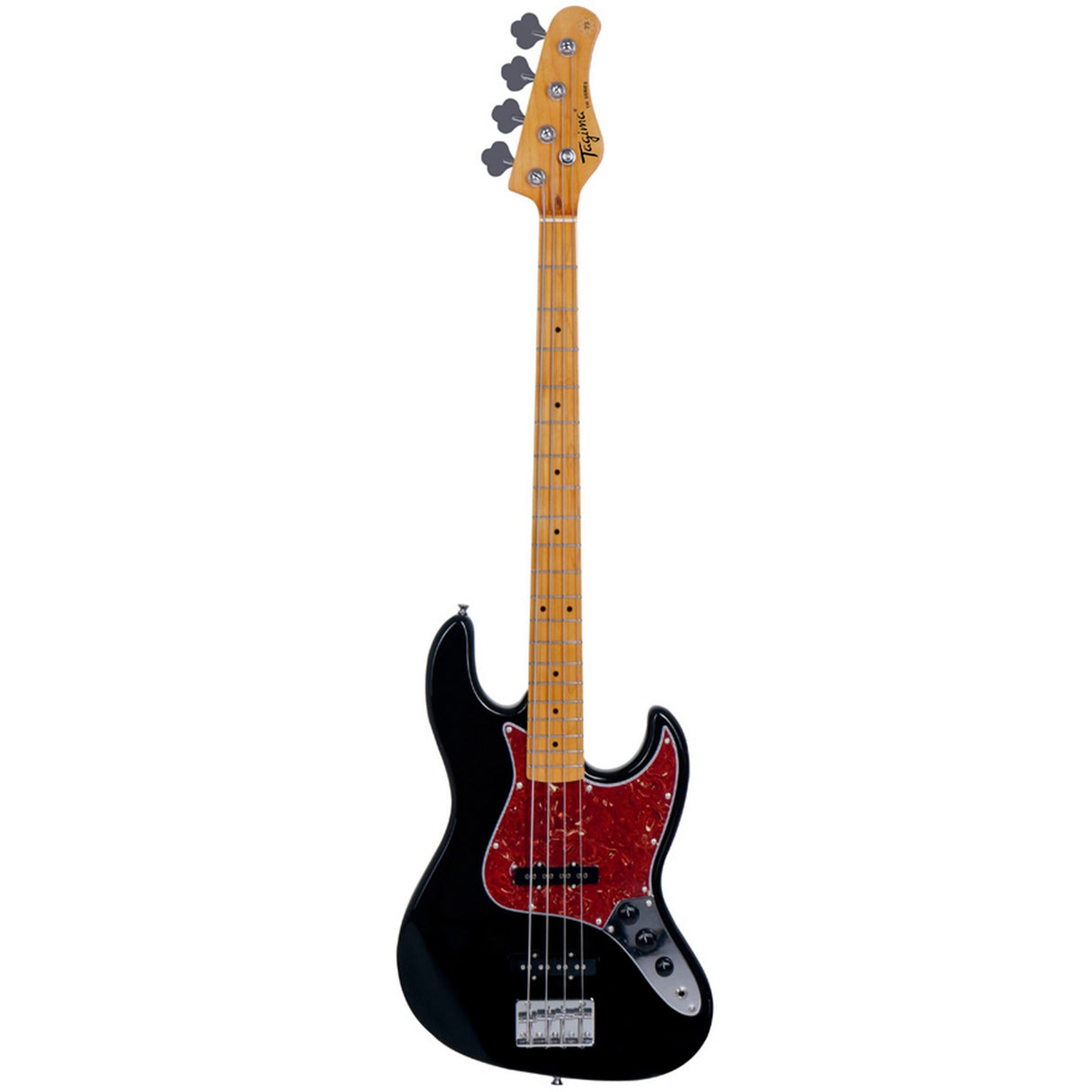 Tagima TW 73 Woodstock Series 4 String Bass Guitar Black - guitar