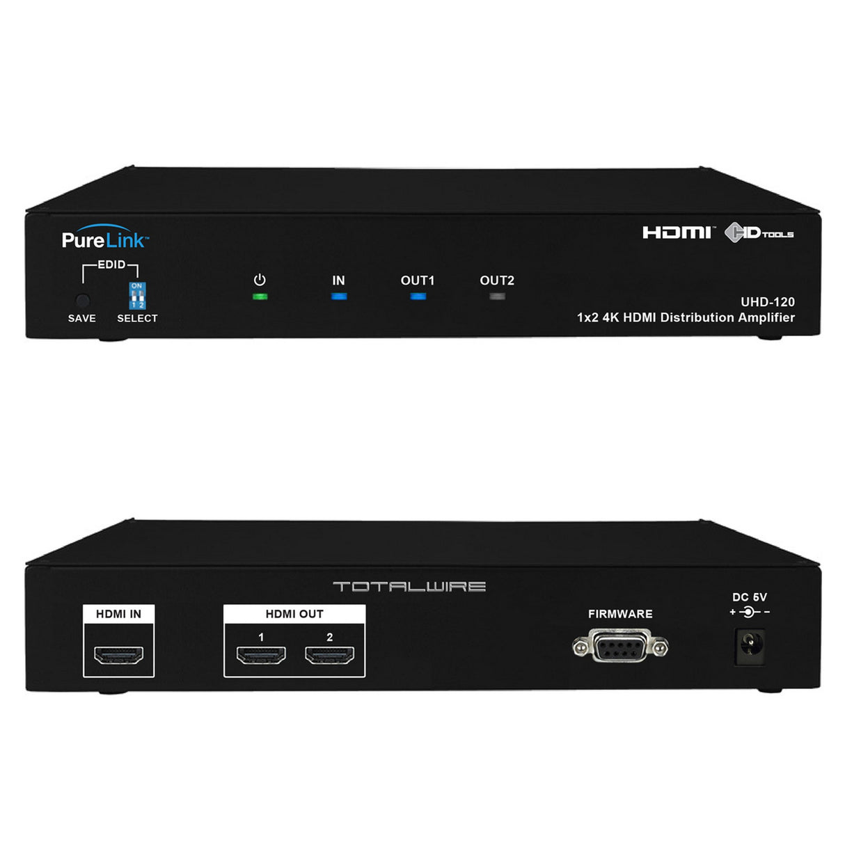 PureLink UHD-120 1 x 2 UHD/4K HDMI Distribution Amplifier
