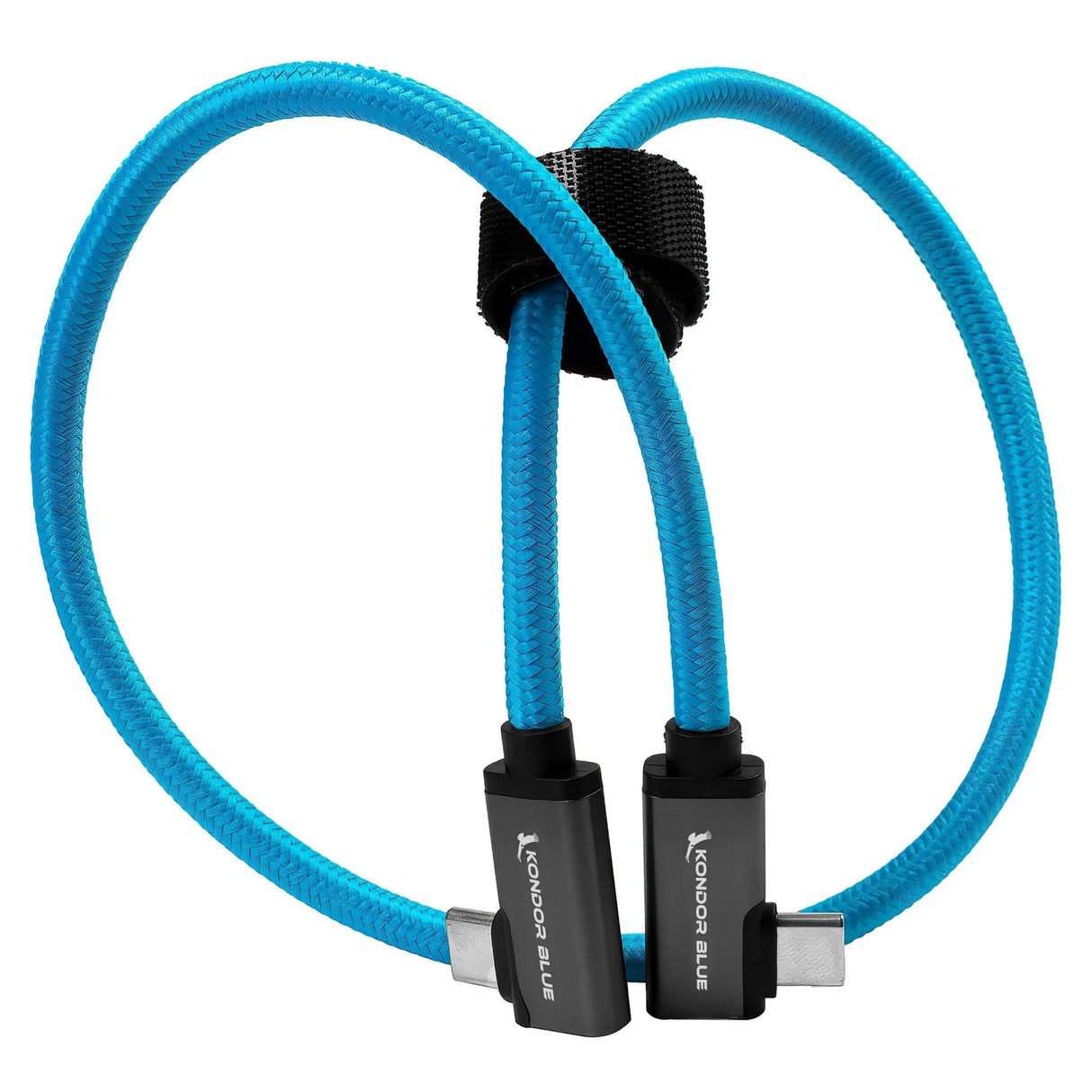 Kondor Blue 18-Inch Right Angle USB-C to USB-C Cable